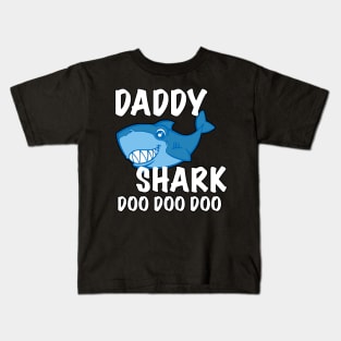 Daddy Shark Doo Fathers Day 2023 Kids T-Shirt